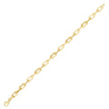Gold Twisted Paperclip Bracelet