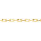 Gold Twisted Paperclip Bracelet