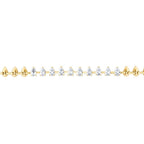Gold Pear Stone Bracelet