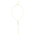 Gold Stone Snake Hand Chain Bracelet