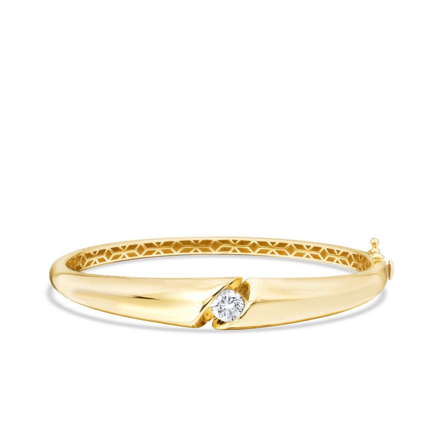 Gold Stone Bangle