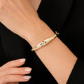 Gold Stone Bangle