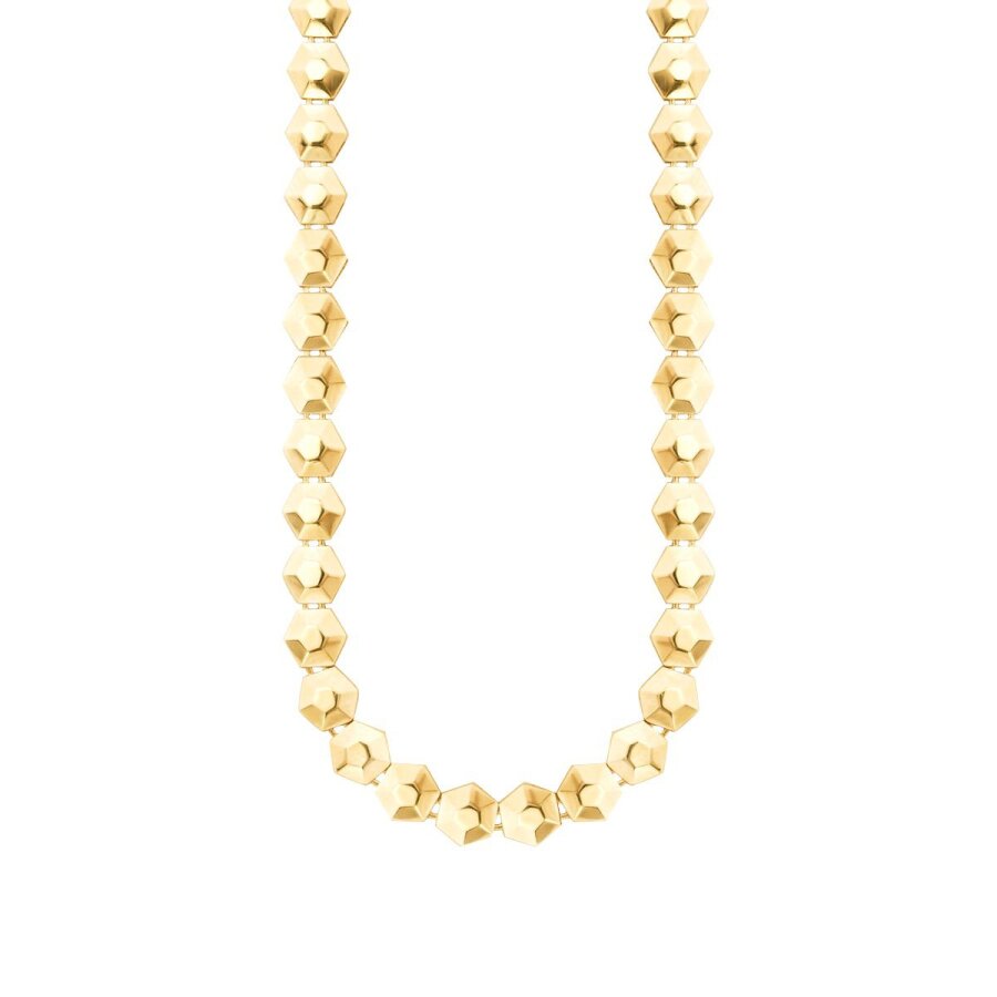 Gold Hexagon Necklace