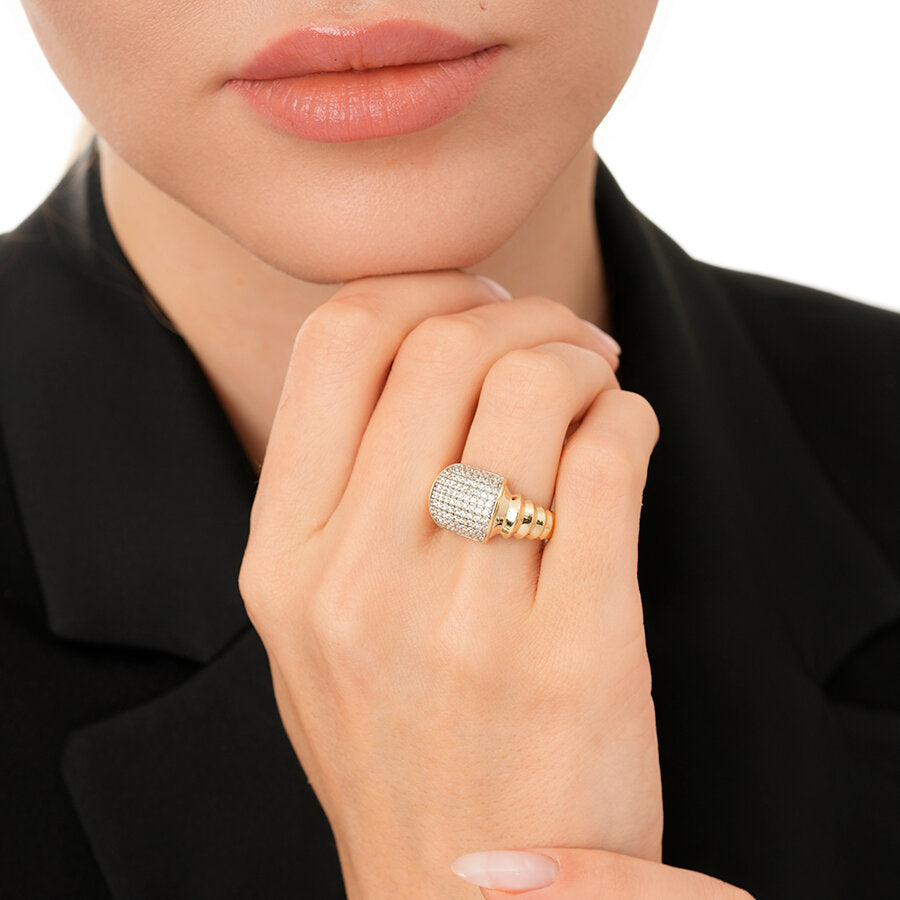 Gold Multi-Stone Ring