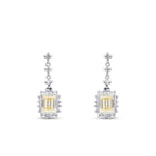3.85 Carat Diamond Fancy Earrings