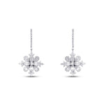 1.76 Carat Diamond Baguette Earrings