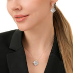0.83 Carat Diamond Baguette Necklace