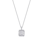 0,08 Carat Diamond Baguette Necklace