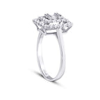 0,08 Carat Diamond Baguette Ring