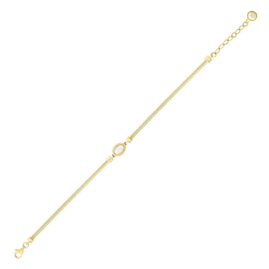 Gold Opal Stone Bracelet