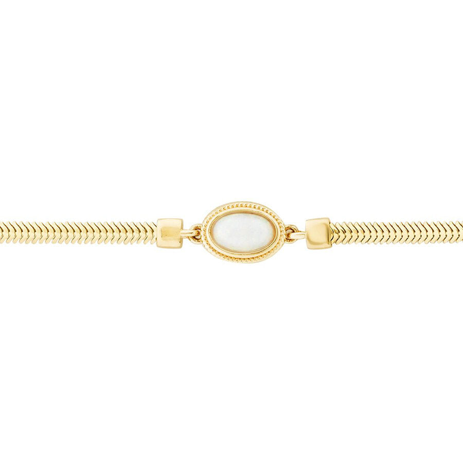 Gold Opal Stone Bracelet