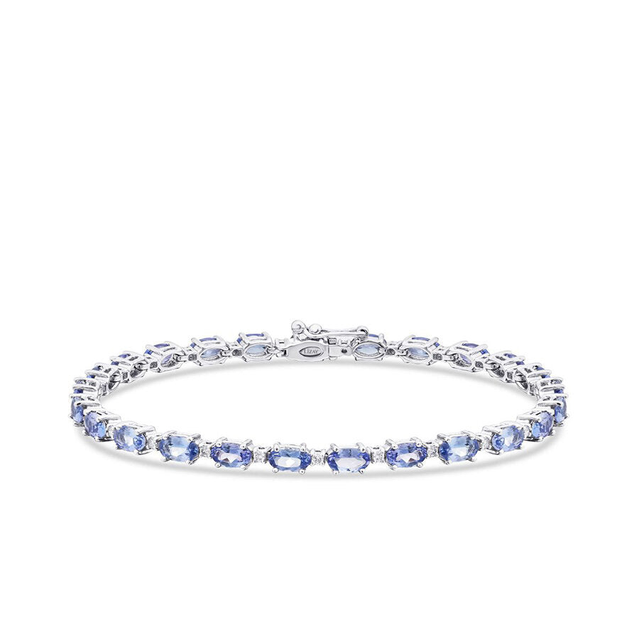 6,73 Carat Diamond Tanzanite Bracelet
