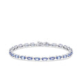 6,73 Carat Diamond Tanzanite Bracelet