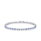 6,73 Carat Diamond Tanzanite Bracelet