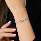 0,35 Carat Diamond Eye Bangle