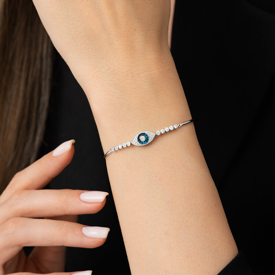 0,35 Carat Diamond Eye Bangle
