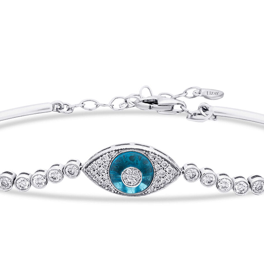 0,35 Carat Diamond Eye Bangle