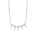 0,39 Carat Diamond Heart Necklace