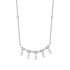 0,39 Carat Diamond Heart Necklace