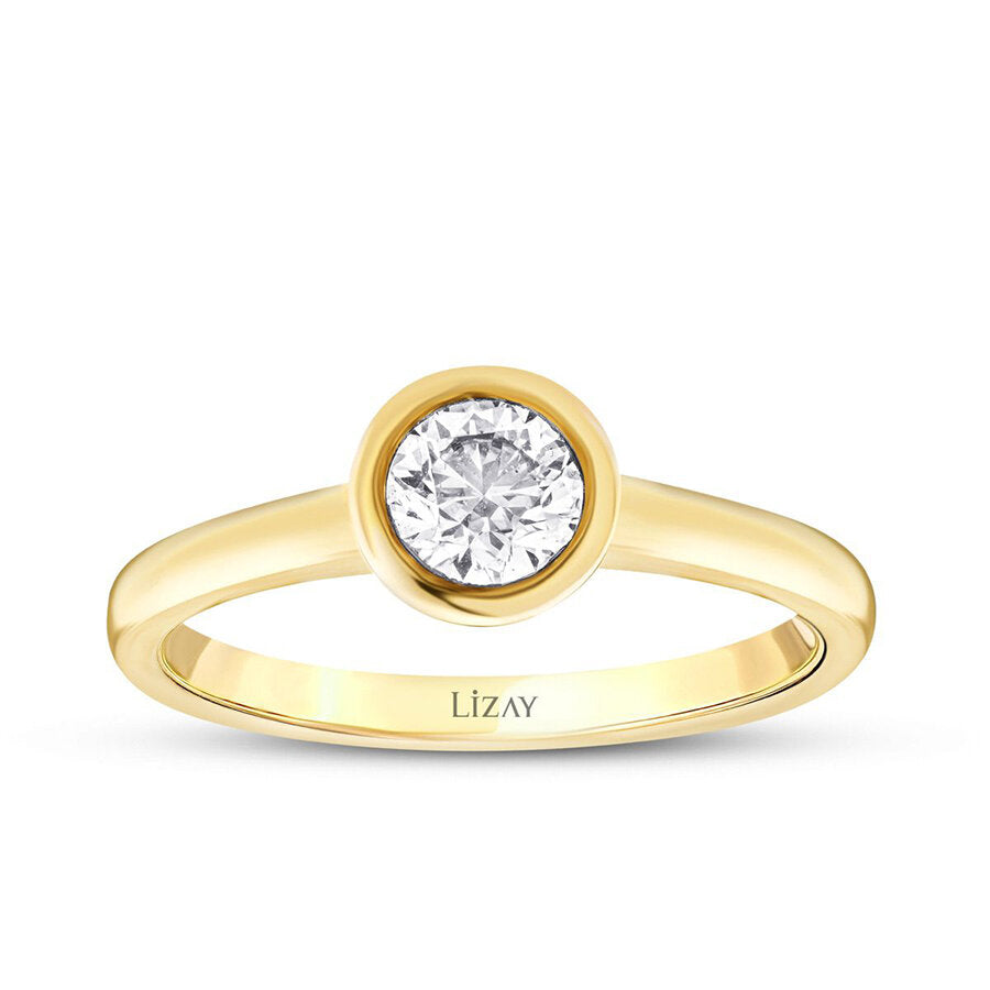 0,50 Carat Diamond Solitaire Engagement Ring