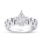 0,97 Carat Diamond Baguette Ring
