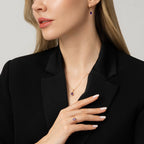 1.25 Carat Diamond Amethyst Earrings