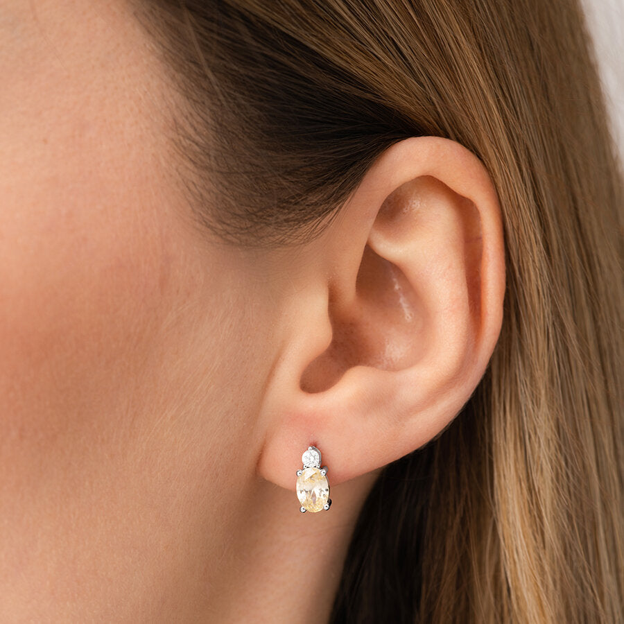 2.52 Carat Diamond Fancy Earrings