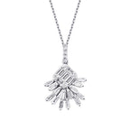 0,33 Carat Diamond Baguette Necklace