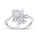 0.36 Carat Diamond Baguette Ring