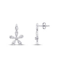 0.50 Carat Diamond Baguette Earrings