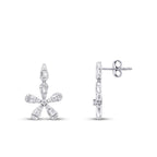 0.50 Carat Diamond Baguette Earrings