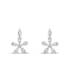 0.50 Carat Diamond Baguette Earrings