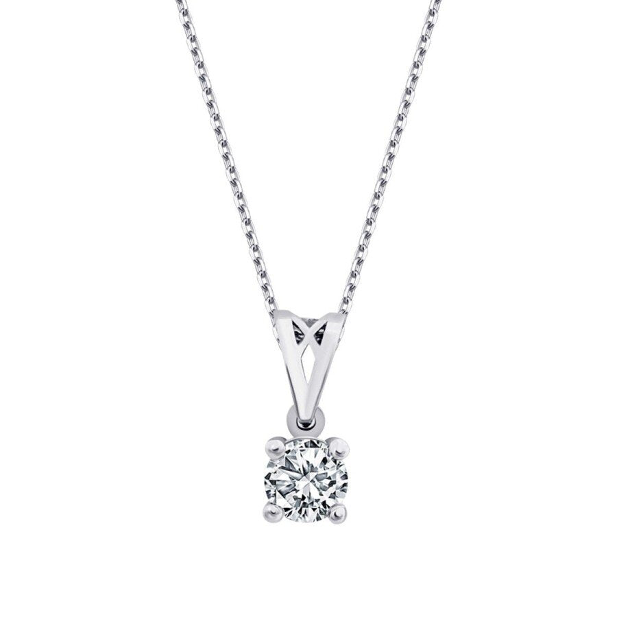 0,70 Carat Diamond Solitaire Necklace