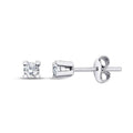 0,10 Carat Diamond Solitaire Earrings