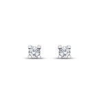 0,10 Carat Diamond Solitaire Earrings