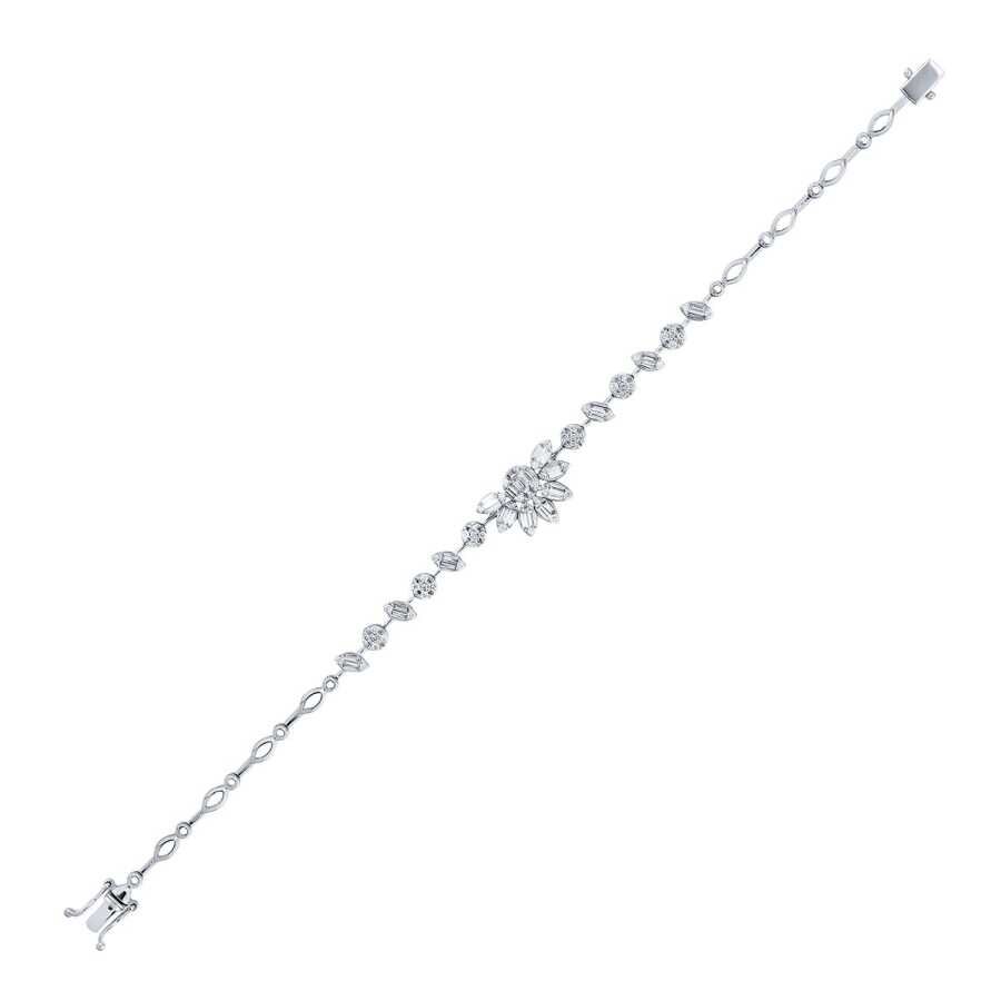 0,91 Carat Diamond Baguette Bracelet