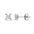 0,20 Carat Diamond Solitaire Earrings