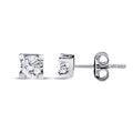 0,50 Carat Diamond Solitaire Earrings