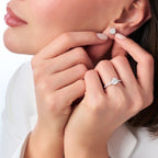 0,70 Carat Diamond Solitaire Earrings