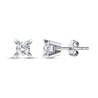 0,80 Carat Diamond Solitaire Earrings