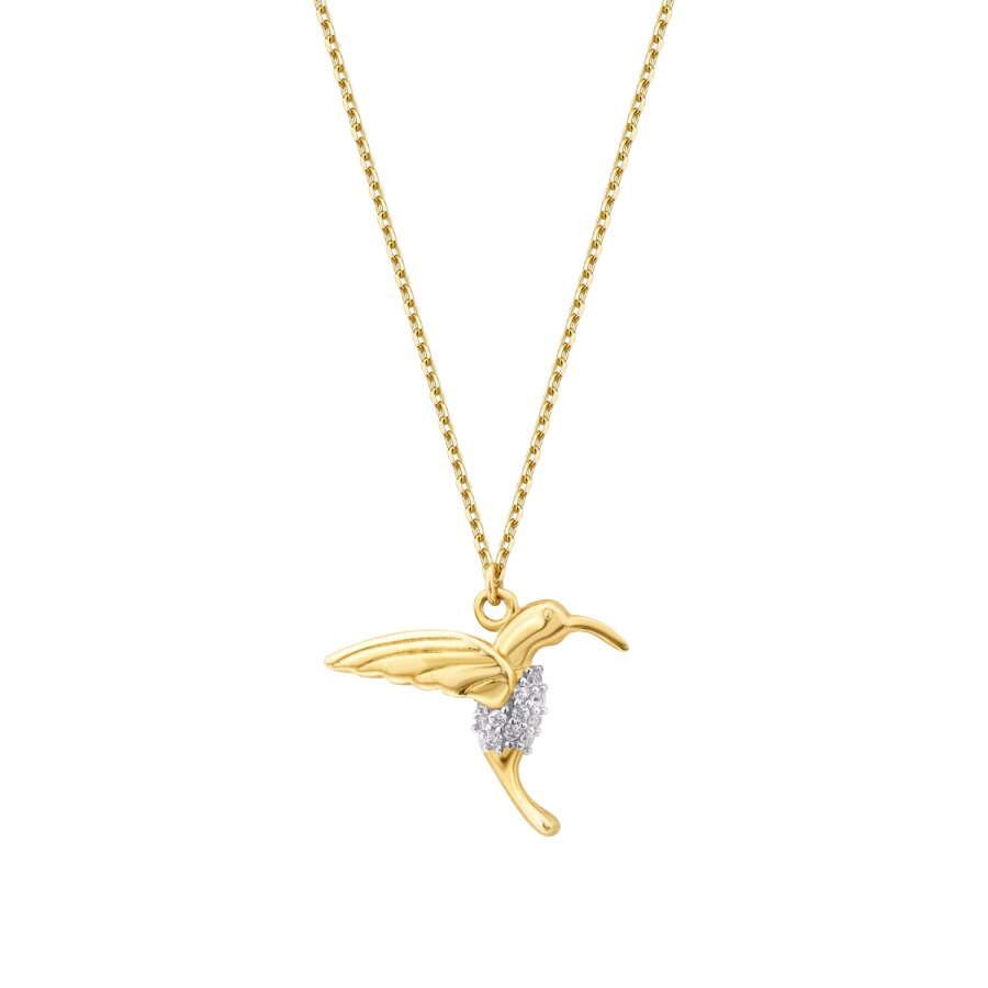 Gold Woodpecker Necklace