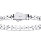Gold Stone Baguette Bracelet