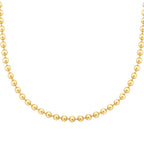 Gold Bead Chain Necklace