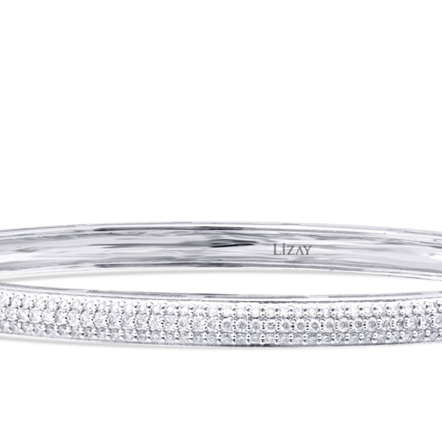 1,04 Carat Diamond Baguette Cuff
