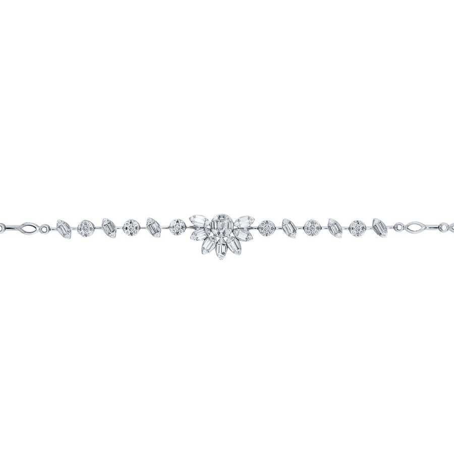 0,91 Carat Diamond Baguette Bracelet