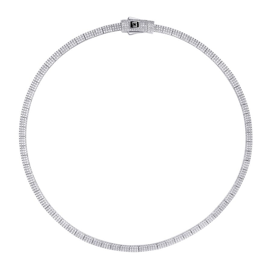 Gold Row Stone Neckband