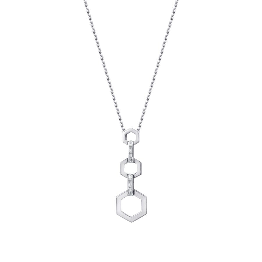 0,15 Carat Diamond Baguette Necklace