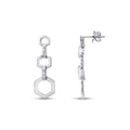 0,29 Carat Diamond Baguette Earrings
