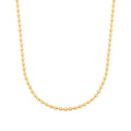 Gold Bead Chain Necklace