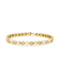 Gold Stone Honeycomb Bracelet
